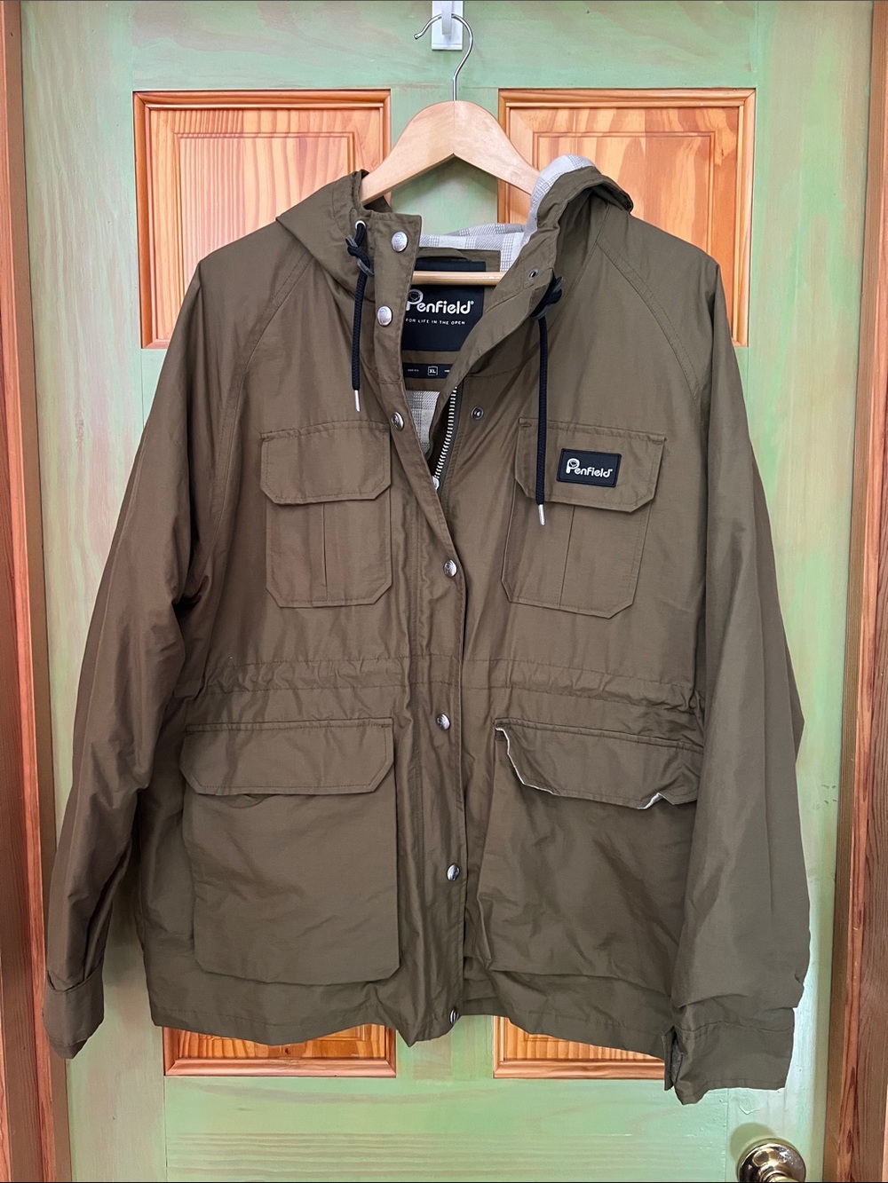 Penfield Olive Hooded Field Jacket - women’s